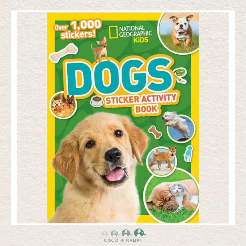 National Geographic Kids Dogs Sticker Activity Book, CoCo & KaBri Children's Boutique