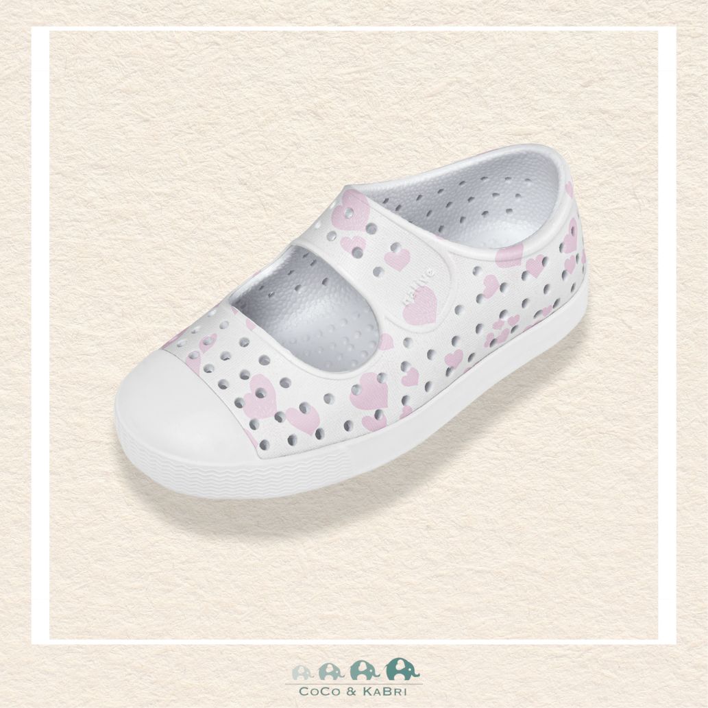 🇨🇦 Native Shoes: Jefferson Juniper - Heart Print (Z3), CoCo & KaBri Children's Boutique