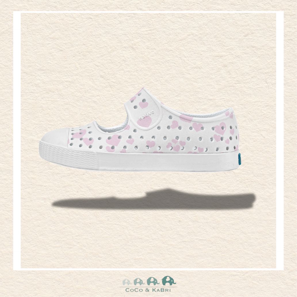🇨🇦 Native Shoes: Jefferson Juniper - Heart Print (Z3), CoCo & KaBri Children's Boutique