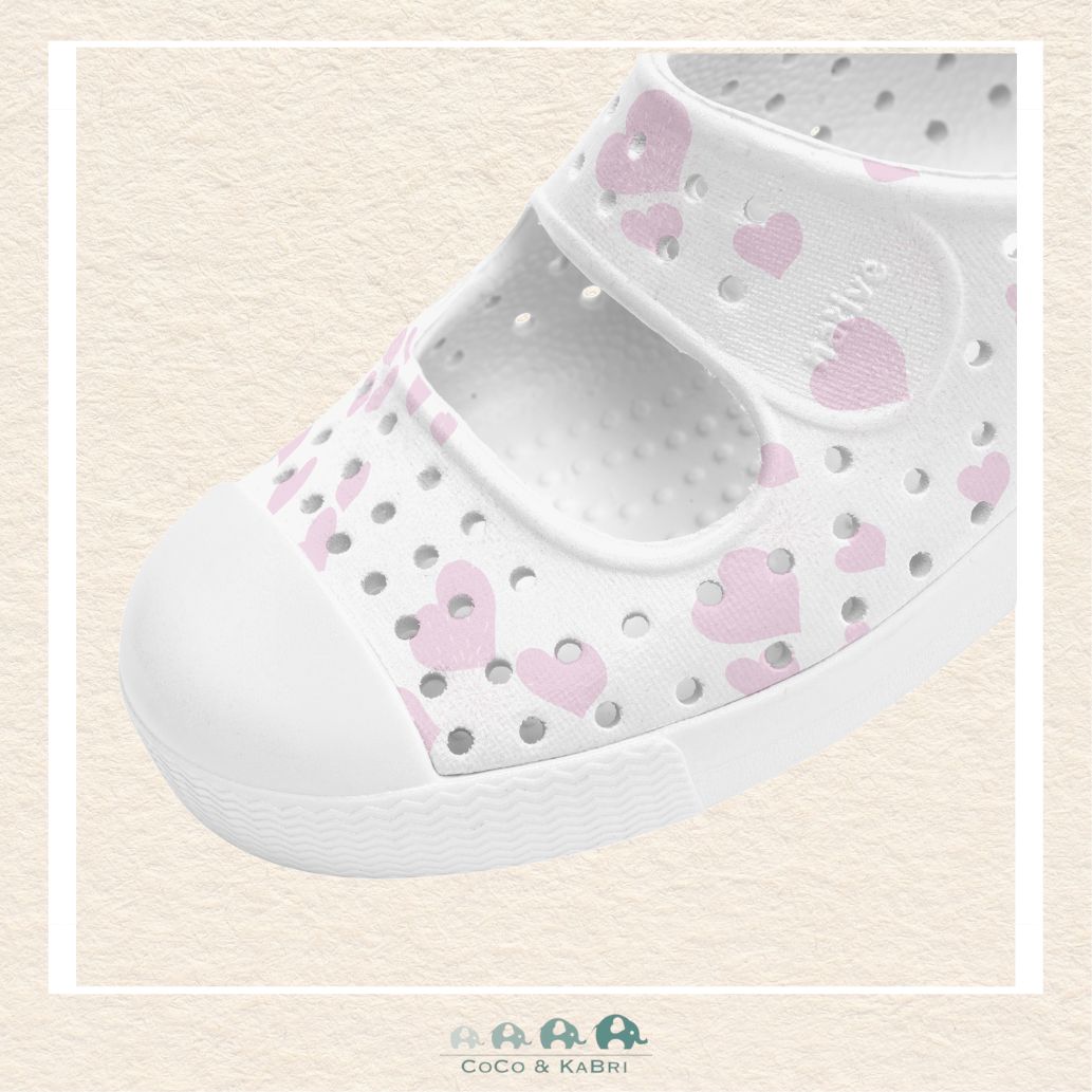 🇨🇦 Native Shoes: Jefferson Juniper - Heart Print (Z3), CoCo & KaBri Children's Boutique