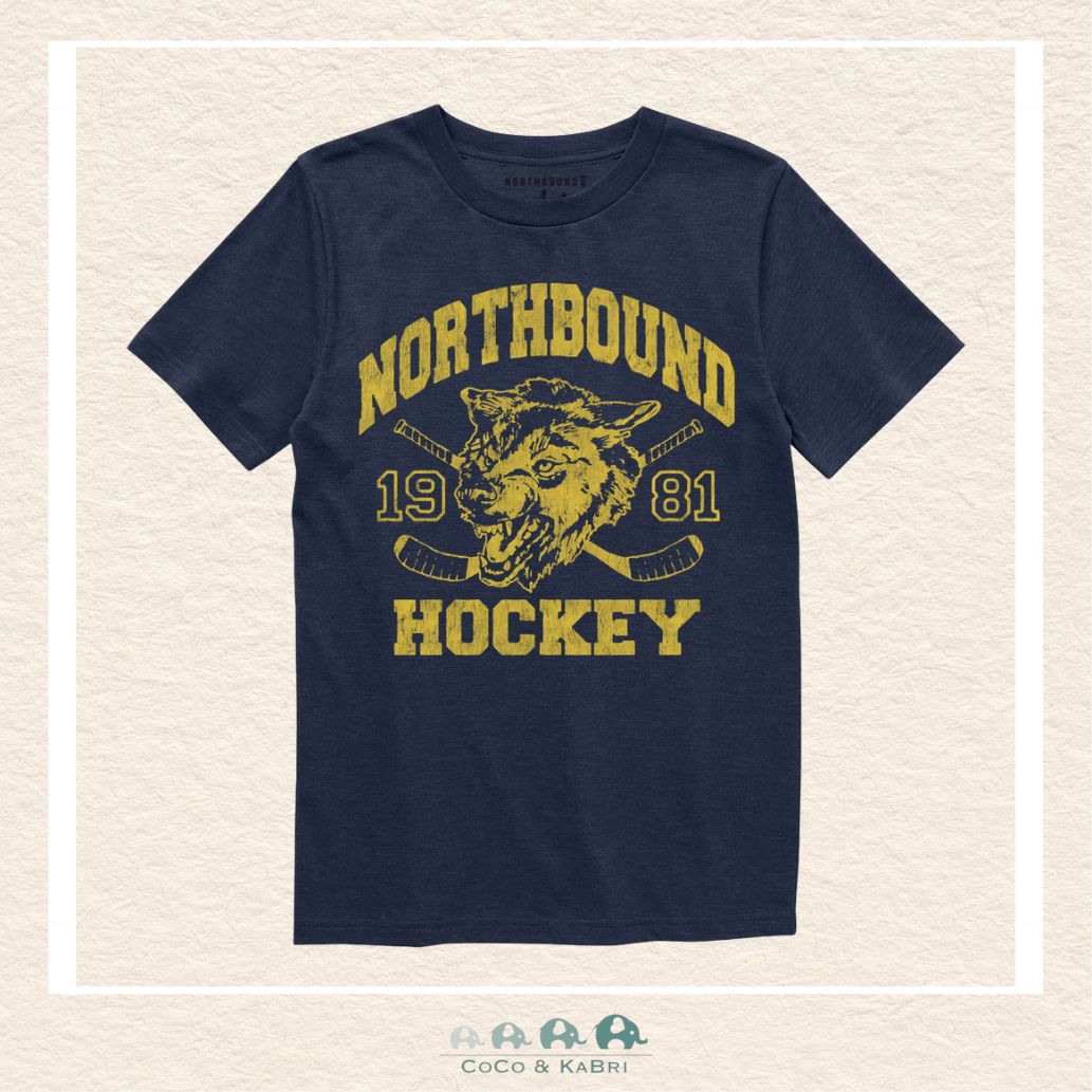 🇨🇦 Northbound Co: Youth Boys' Tee - Hockey Wolf, CoCo & KaBri Children's Boutique