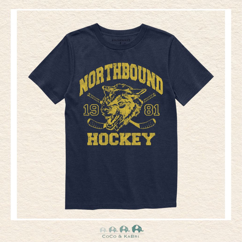 🇨🇦 Northbound Co: Youth Boys' Tee - Hockey Wolf, CoCo & KaBri Children's Boutique