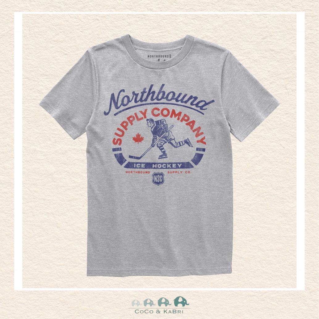 🇨🇦 Northbound Co: Youth Boys' Tee - Ice Hockey, CoCo & KaBri Children's Boutique