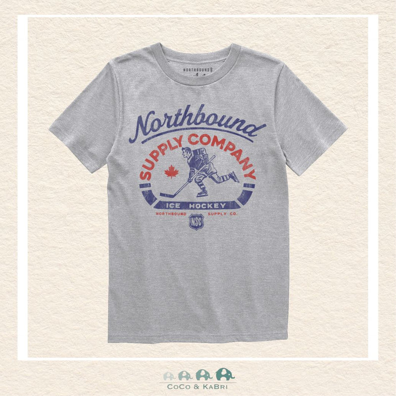 🇨🇦 Northbound Co: Youth Boys' Tee - Ice Hockey, CoCo & KaBri Children's Boutique