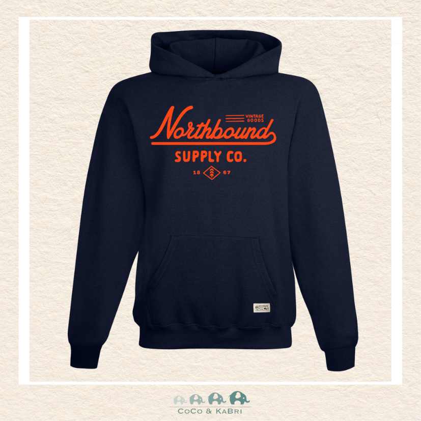Northbound Supply Co. 🇨🇦: Puff Script Pullover Hoodie, CoCo & KaBri Children's Boutique