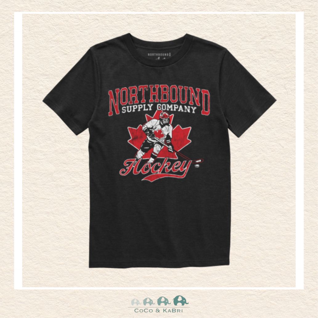 🇨🇦 Northbound Supply Co: Youth Boys' Canada Hockey T-shirt, CoCo & KaBri Children's Boutique, Brooks Alberta Canada