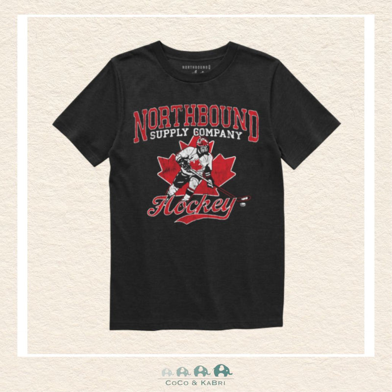 🇨🇦 Northbound Supply Co: Youth Boys' Canada Hockey T-shirt, CoCo & KaBri Children's Boutique, Brooks Alberta Canada