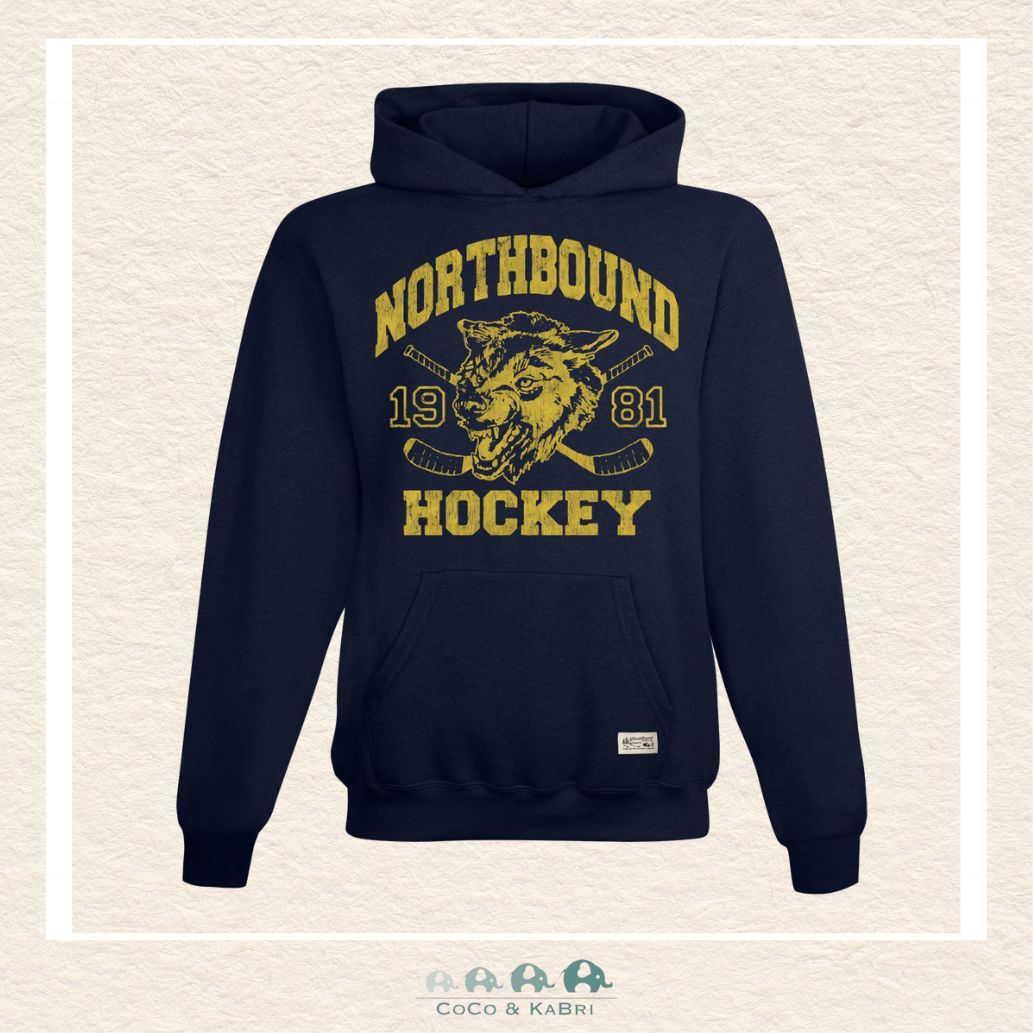 🇨🇦 Northbound Supply Co.: Youth Boys' Hockey Wolf Hoodie, CoCo & KaBri Children's Boutique, Brooks Alberta Canada