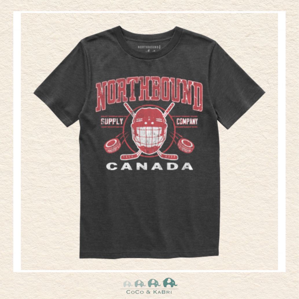 🇨🇦 Northbound Supply Co: Youth Northbound Hockey Tshirt, CoCo & KaBri Children's Boutique, Brooks Alberta Canada