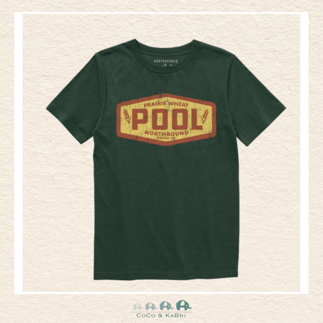 🇨🇦 Northbound Supply Co: Youth Wheat Pool T-Shirt - Green, CoCo & KaBri Children's Boutique, Brooks Alberta Canada
