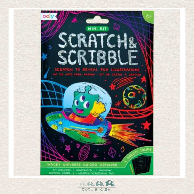Ooly Mini Scratch & Scribble Art Kit, CoCo & KaBri Children's Boutique