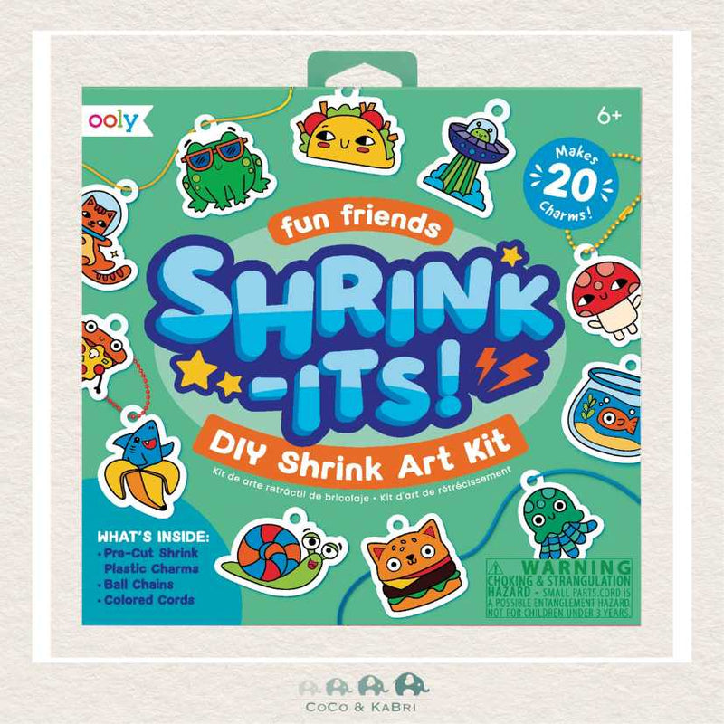 Ooly Shrink - Its! D.I.Y. Shrink Art Kit - Fun Friends, CoCo & KaBri Children's Boutique