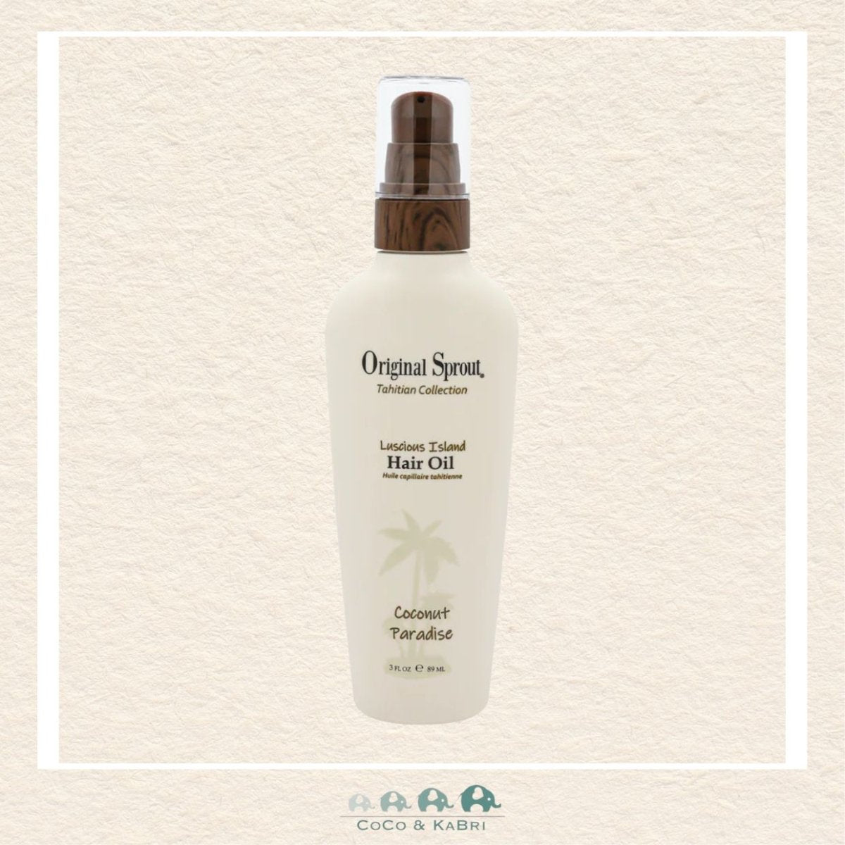 Original Sprout Luscious Island Hair Oil - Coconut Paradise, CoCo & KaBri Children's Boutique