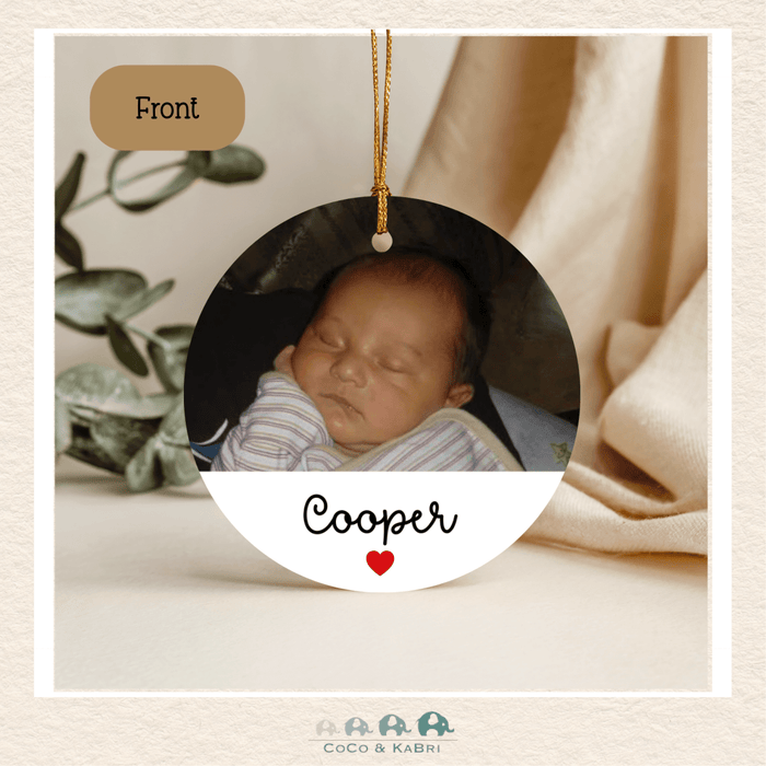 Ornament - Baby (Front & Back) Made To Order, CoCo & KaBri Children's Boutique