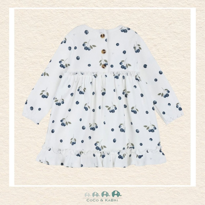 🇨🇦 Petit Lem: Baby Girl Blueberry Dress with Leggings, CoCo & KaBri Children's Boutique, Brooks Alberta Canada