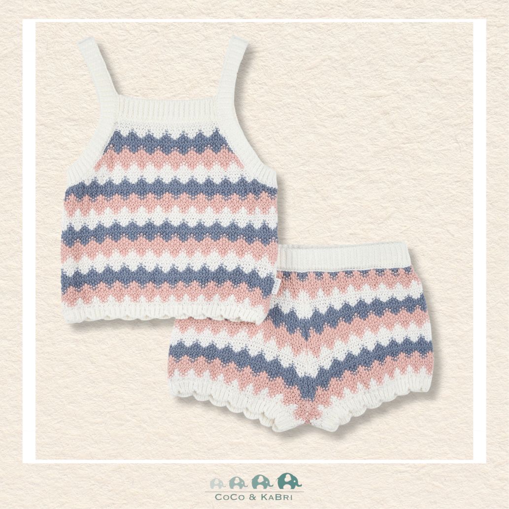 Petit Lem: Baby Girl Tank Top & Shorts, Knit Set, CoCo & KaBri Children's Boutique, Brooks Alberta Canada