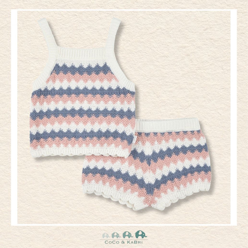 Petit Lem: Baby Girl Tank Top & Shorts, Knit Set, CoCo & KaBri Children's Boutique, Brooks Alberta Canada
