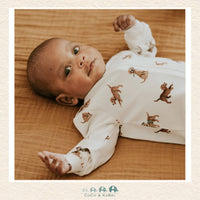 Petit Lem: Golf Pups Print on Off - White Sleeper, CoCo & KaBri Children's Boutique, Brooks Alberta Canada