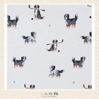 Petit Lem: Hockey Bermese Mountain Dog Blanket, CoCo & KaBri Children's Boutique, Brooks Alberta Canada