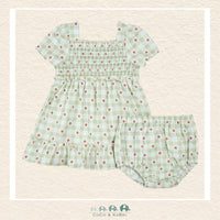 Petit Lem: Strawberry Gingham Print Dress Set, CoCo & KaBri Children's Boutique, Brooks Alberta Canada