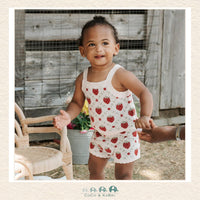 Petit Lem: Strawberry Knit Short Set, CoCo & KaBri Children's Boutique