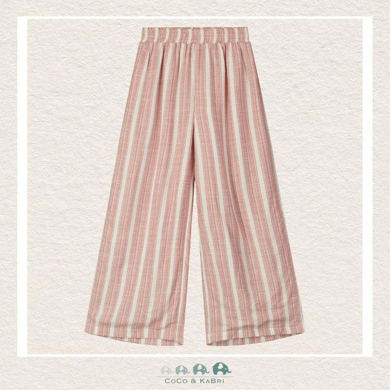 Poppet & Fox Palazzo Pants Creamy White With Red Stripes, CoCo & KaBri Children's Boutique