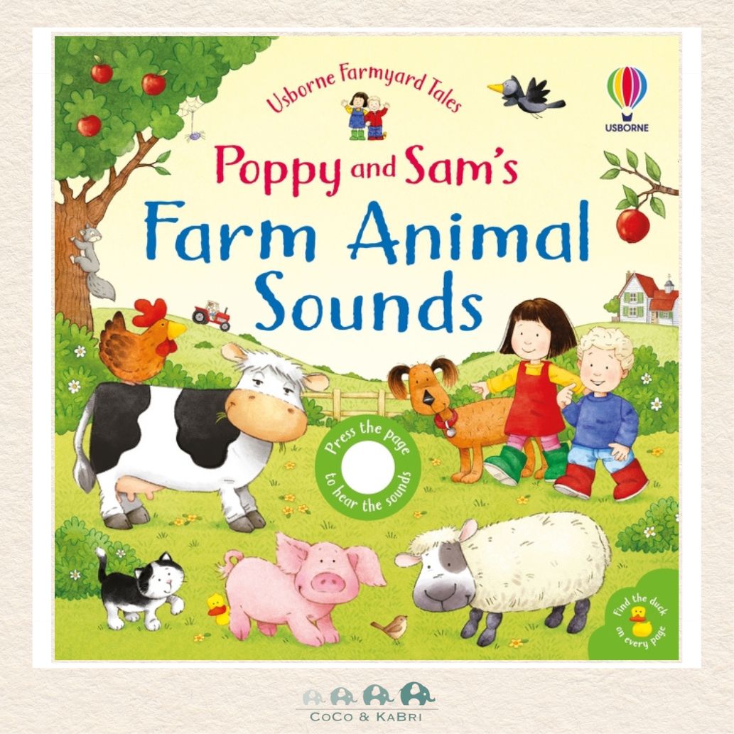 Poppy and Sam's Farm Animal Sounds, CoCo & KaBri Children's Boutique