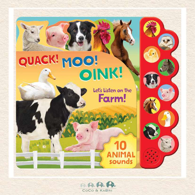 Quack! Moo! Oink! Let's Listen on the Farm!, CoCo & KaBri Children's Boutique