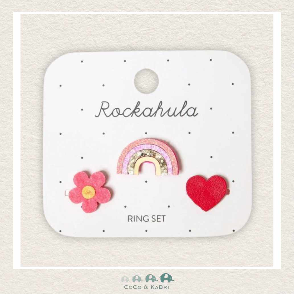Rockahula: Hippy Rainbow Ring Set, CoCo & KaBri Children's Boutique