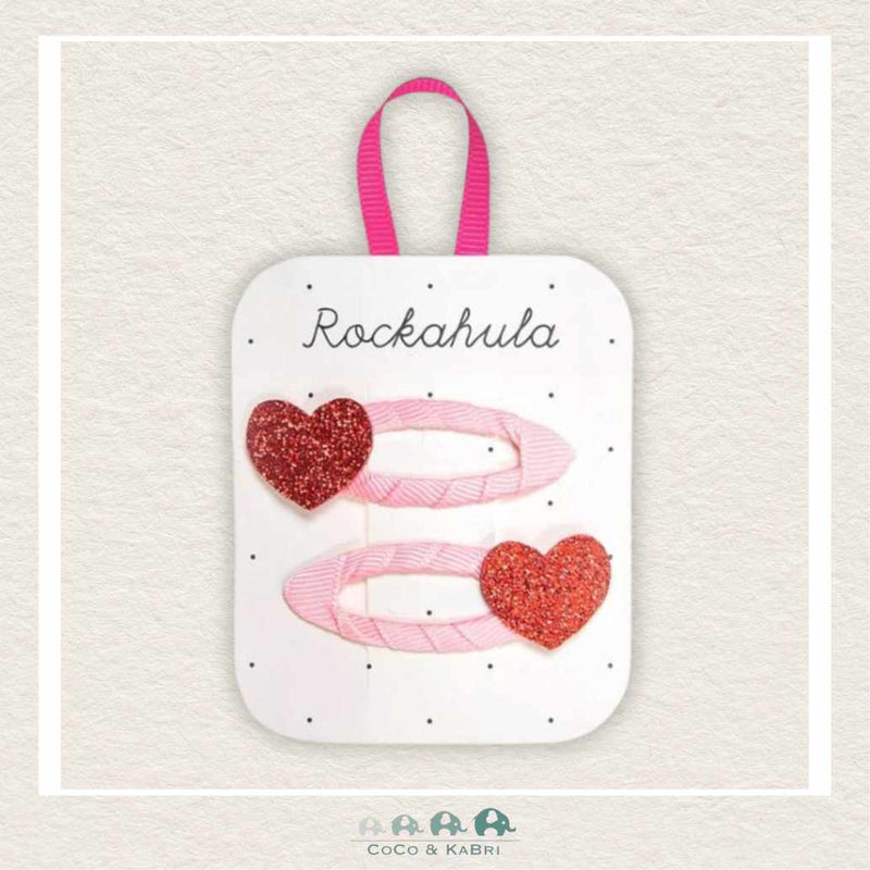 Rockahula: Love Heart Glitter Clips, CoCo & KaBri Children's Boutique