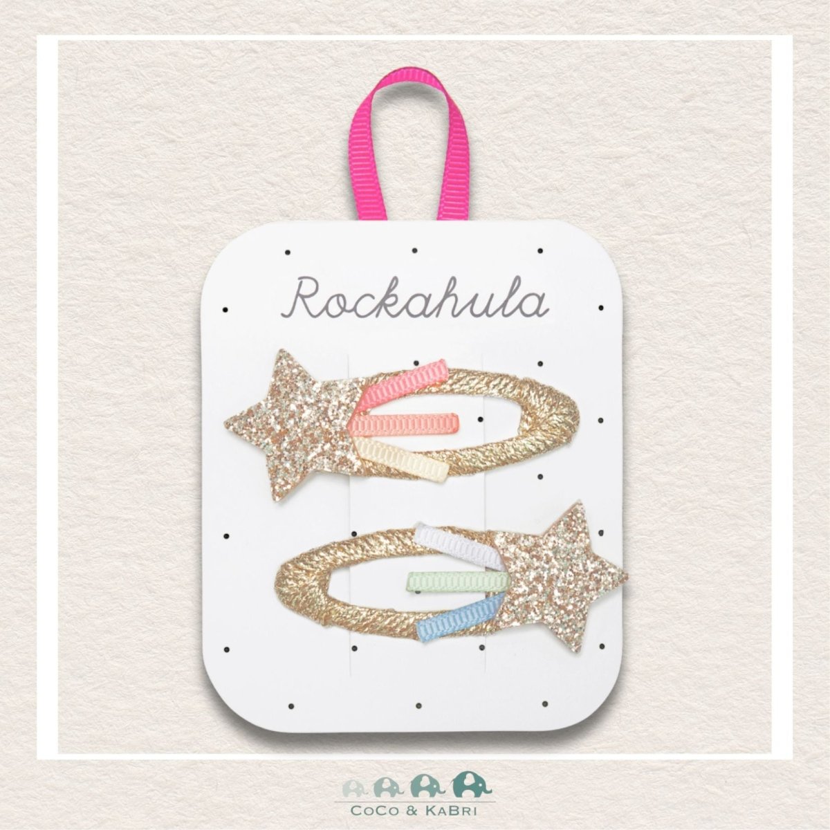 Rockahula: Rainbow Shooting Star Clips, CoCo & KaBri Children's Boutique