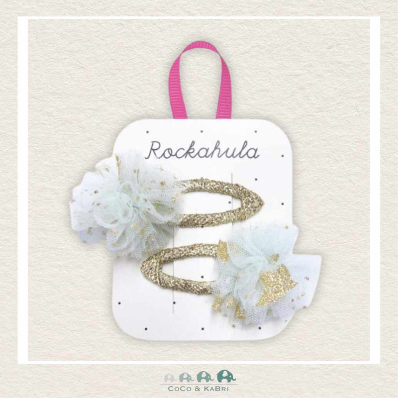 Rockahula: Sparkle Star Tulle Ruffle Clips, CoCo & KaBri Children's Boutique