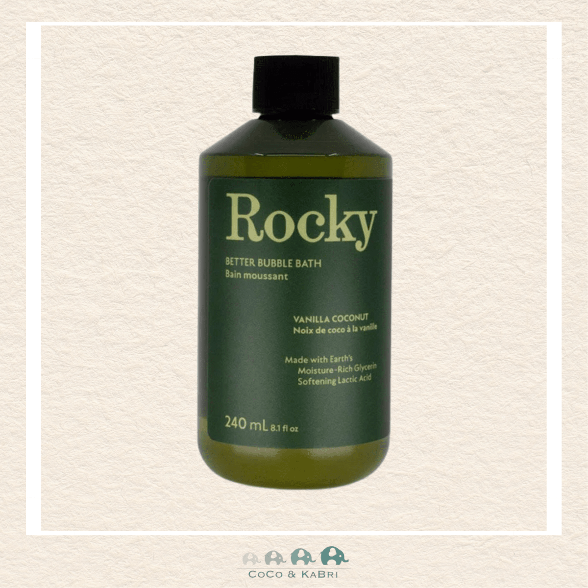 Rocky Mountain Soap Co. Vanilla Coconut Bubble Bath 240ml