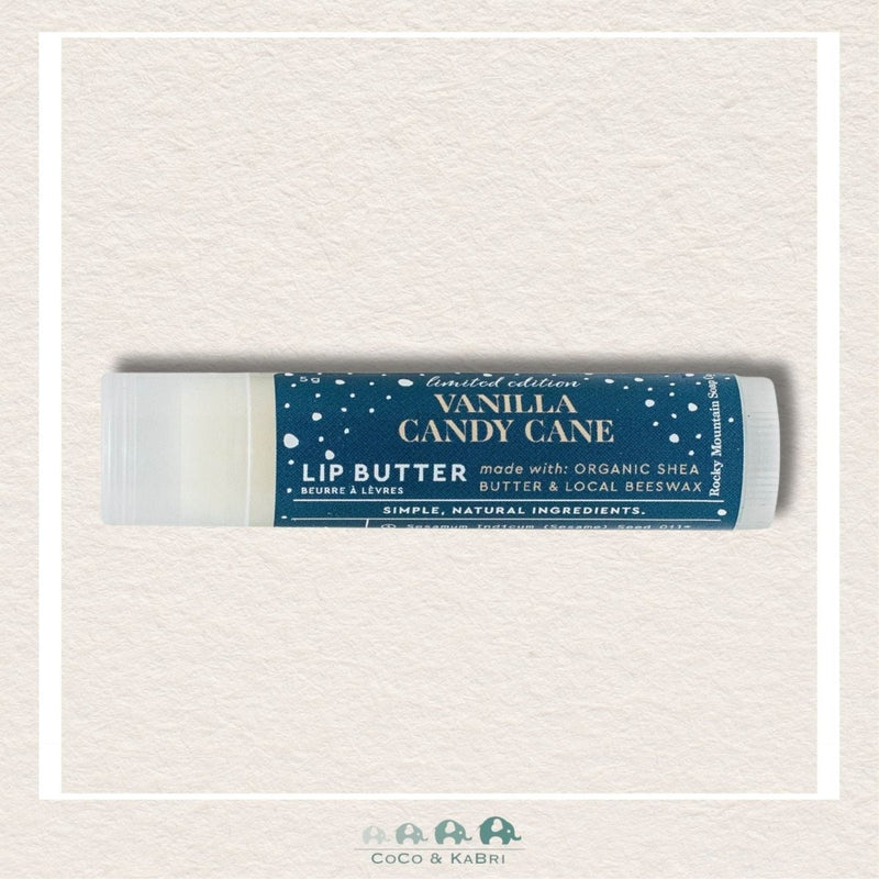 🇨🇦 Rocky Mountain Soap Co.: Vanilla Candy Cane Lip Butter, CoCo & KaBri Children's Boutique