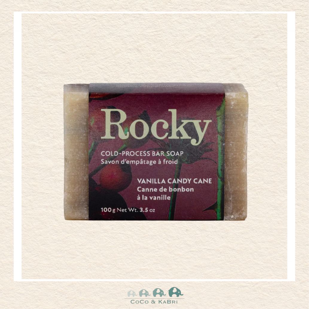 🇨🇦 Rocky Mountain Soap Co.: Vanilla Candy Cane Soap Bar, CoCo & KaBri Children's Boutique