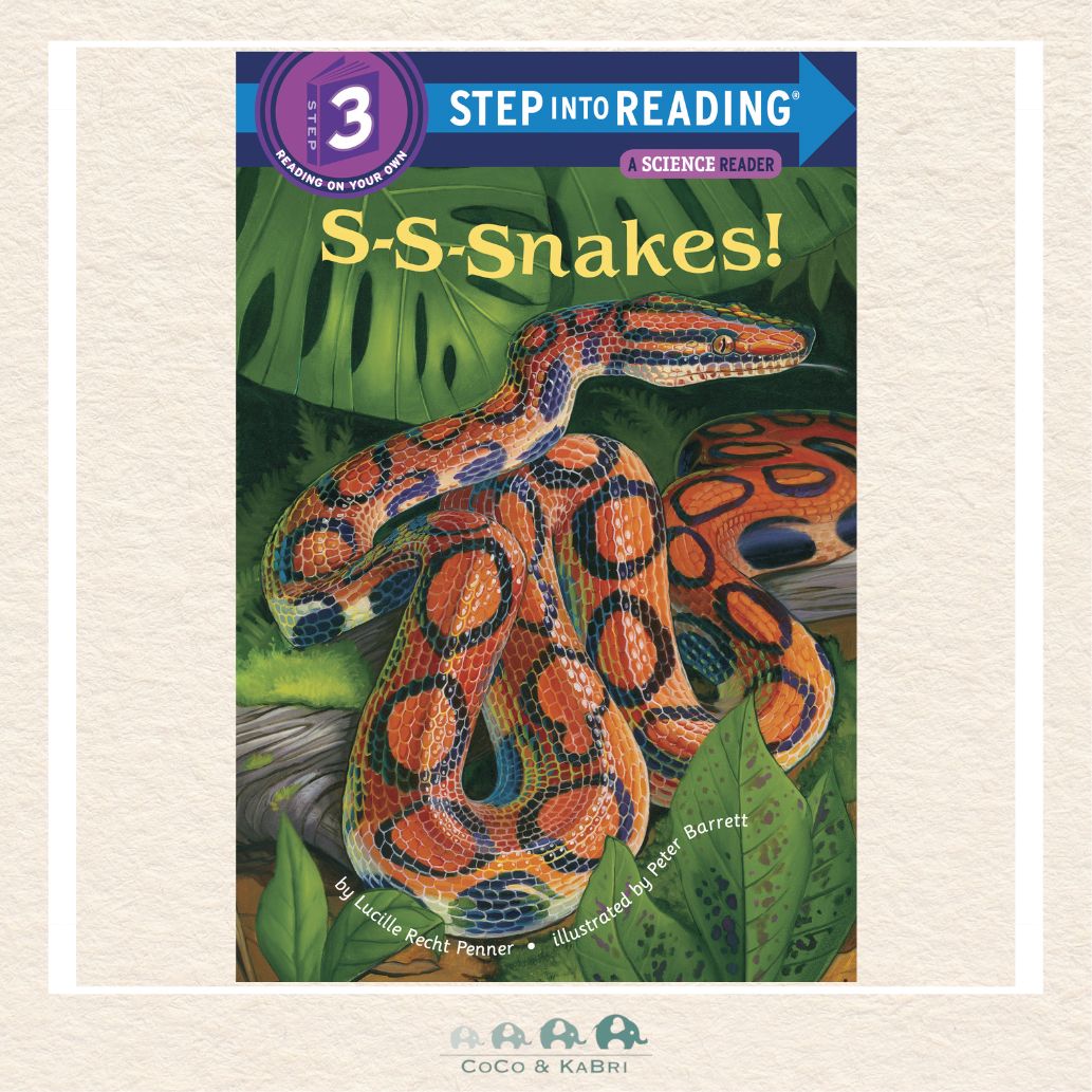 S - S - snakes! (Step Into Reading 3), CoCo & KaBri Children's Boutique