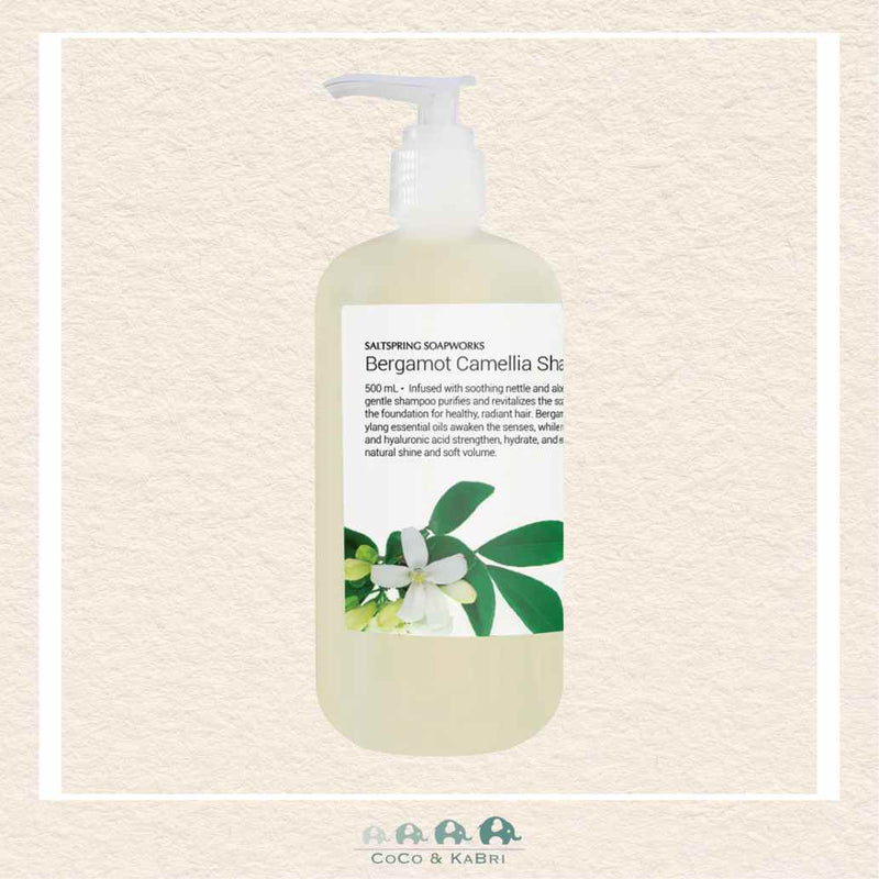 Saltspring Soapworks: Bergamot Camellia Shampoo, CoCo & KaBri Children's Boutique, Brooks Alberta Canada