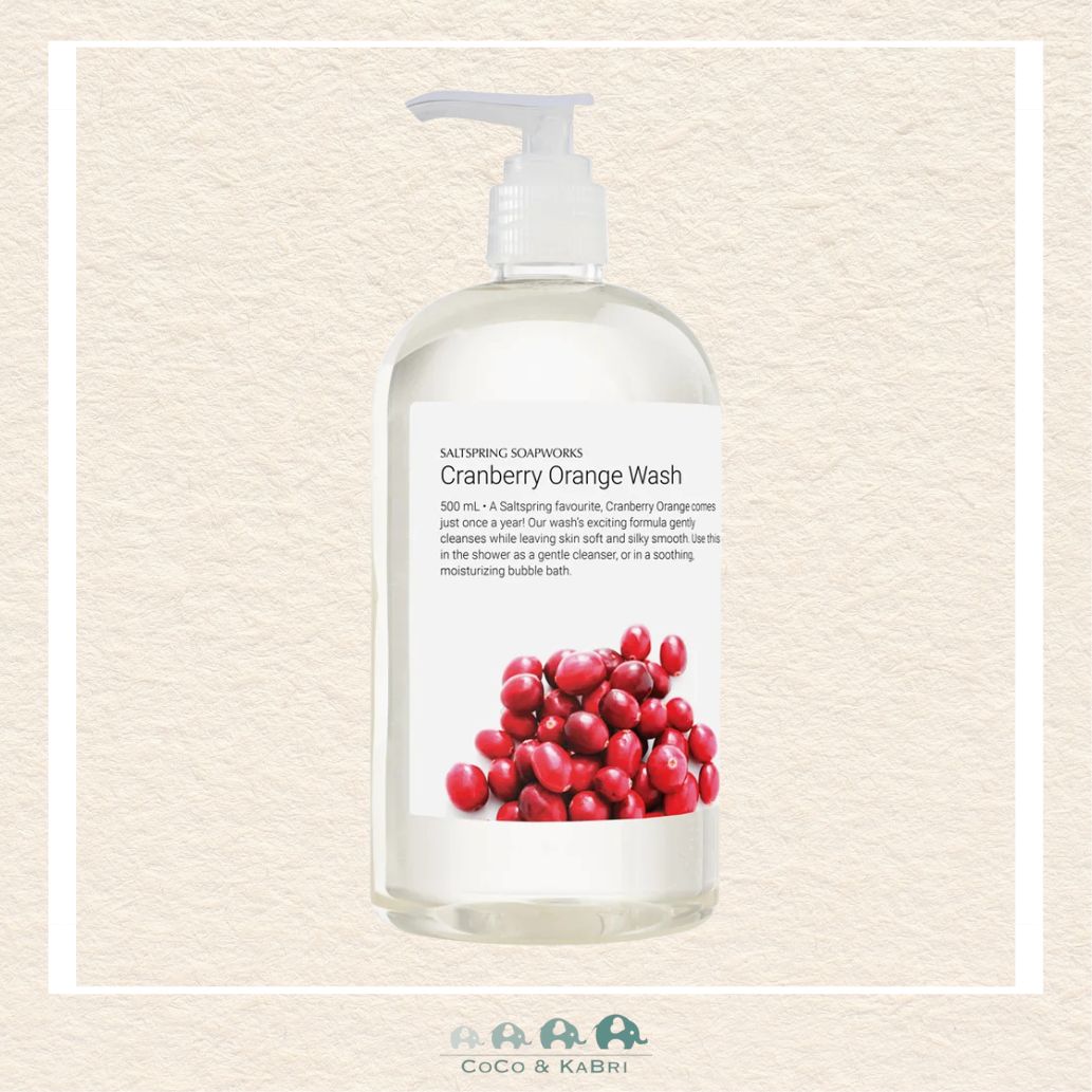 🇨🇦 Saltspring Soapworks: Cranberry Orange Wash, CoCo & KaBri Children's Boutique, Brooks Alberta Canada