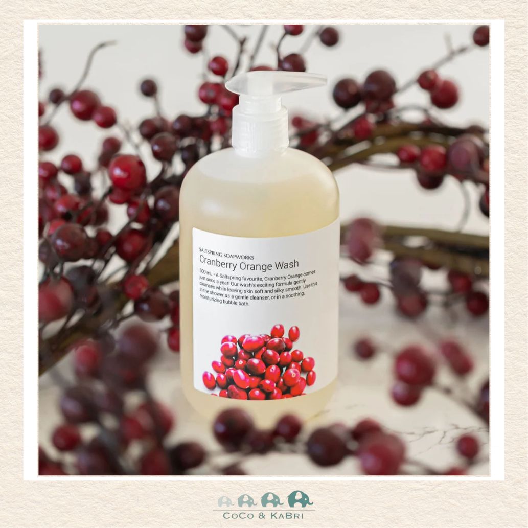 🇨🇦 Saltspring Soapworks: Cranberry Orange Wash, CoCo & KaBri Children's Boutique, Brooks Alberta Canada