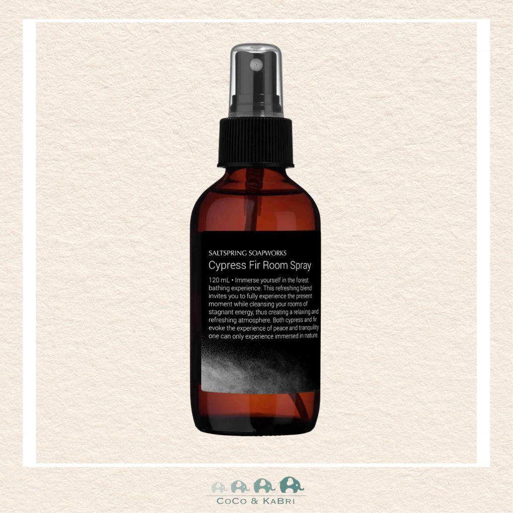 🇨🇦 Saltspring Soapworks: Cypress Fir Room Spray, CoCo & KaBri Children's Boutique, Brooks Alberta Canada