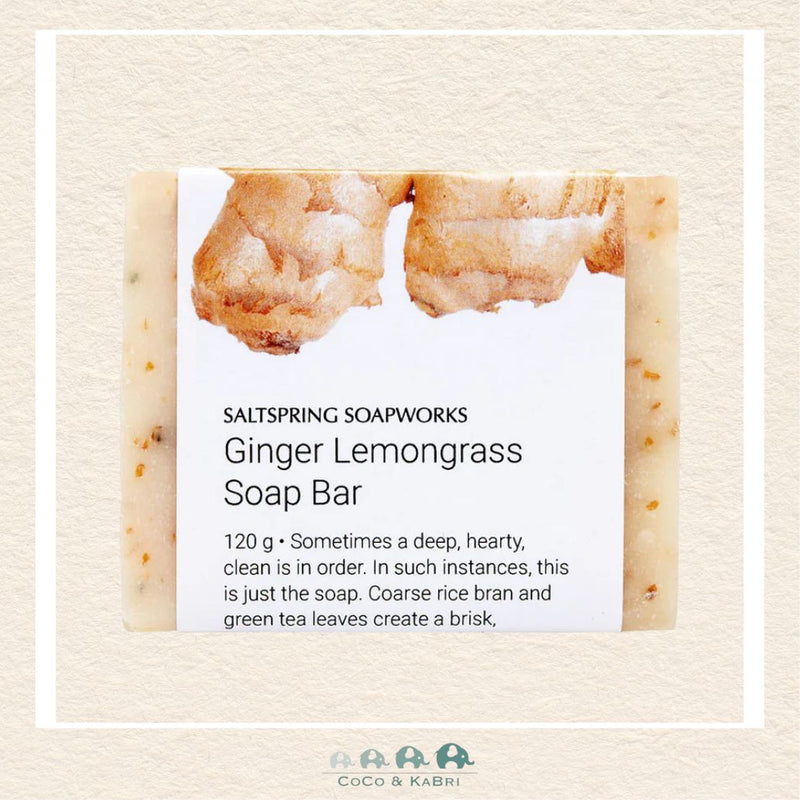 🇨🇦 Saltspring Soapworks: Ginger Lemongrass Soap Bar, CoCo & KaBri Children's Boutique