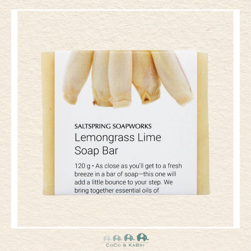 🇨🇦 Saltspring Soapworks: Lemongrass Limel Soap Bar, CoCo & KaBri Children's Boutique