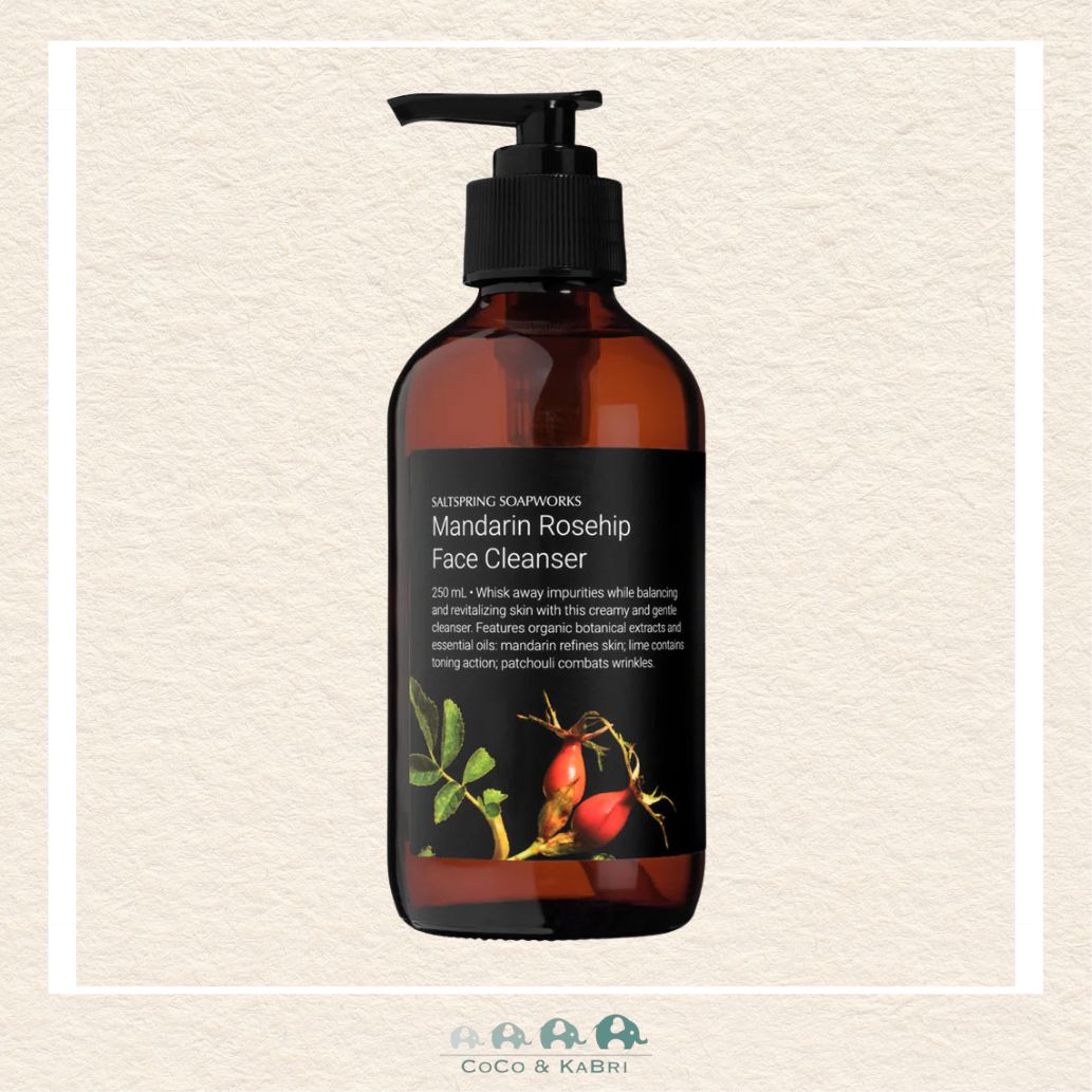🇨🇦 Saltspring Soapworks Mandarin Rosehip Cleanser, CoCo & KaBri Children's Boutique, Brooks Alberta Canada