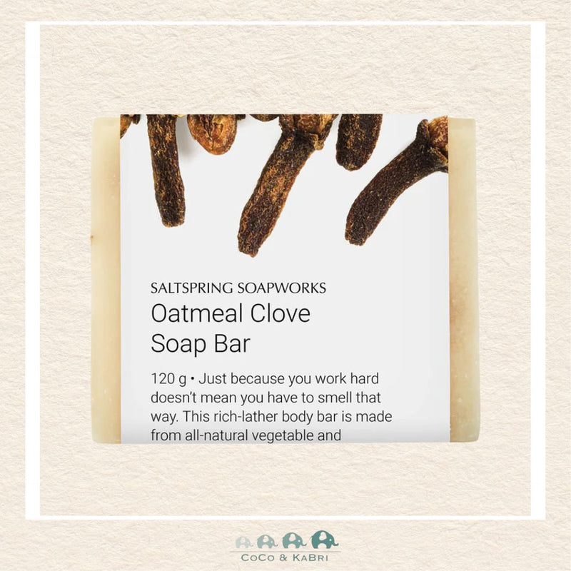 🇨🇦 Saltspring Soapworks: Oatmeal Clove Soap Bar, CoCo & KaBri Children's Boutique