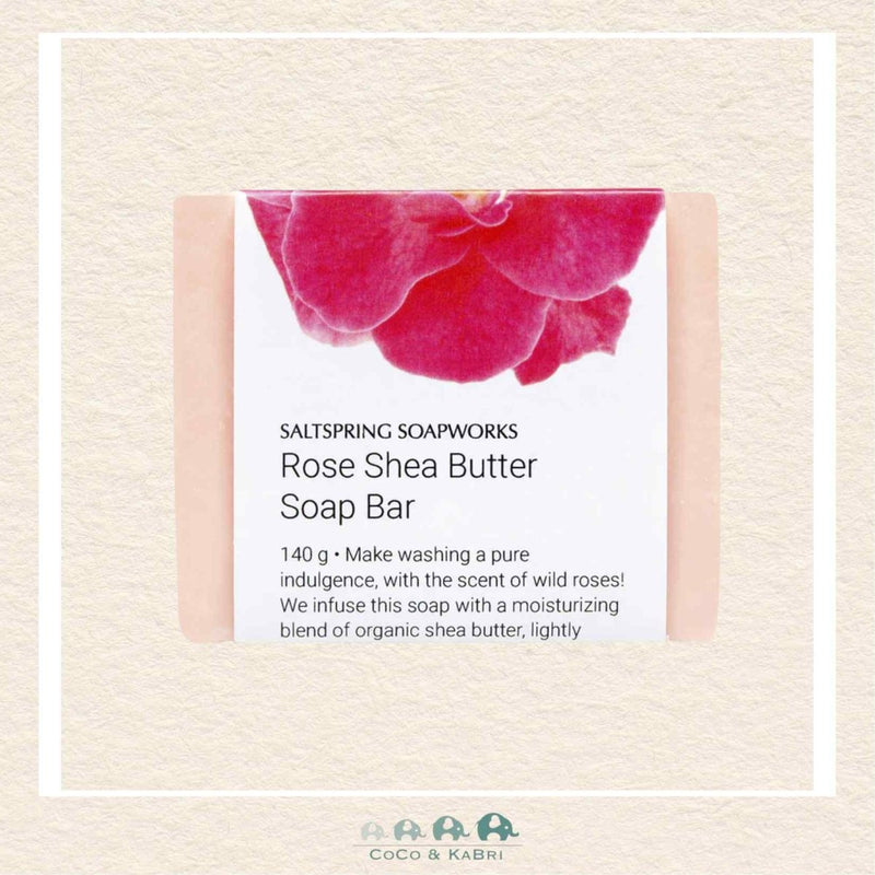 🇨🇦 Saltspring Soapworks: Rose Shea Butter Soap Bar, CoCo & KaBri Children's Boutique, Brooks Alberta Canada