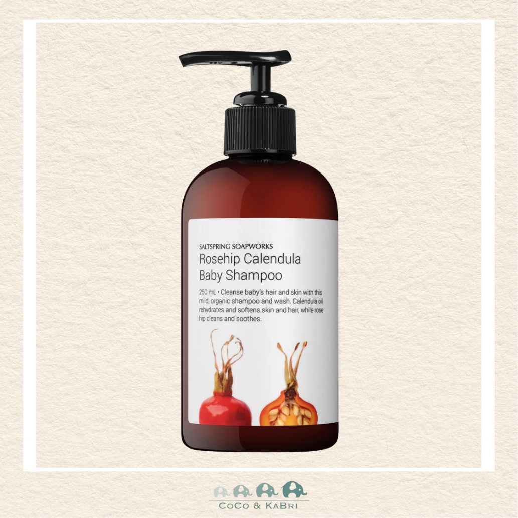 🇨🇦 Saltspring Soapworks: Rosehip Calendula Baby Shampoo, CoCo & KaBri Children's Boutique, Brooks Alberta Canada