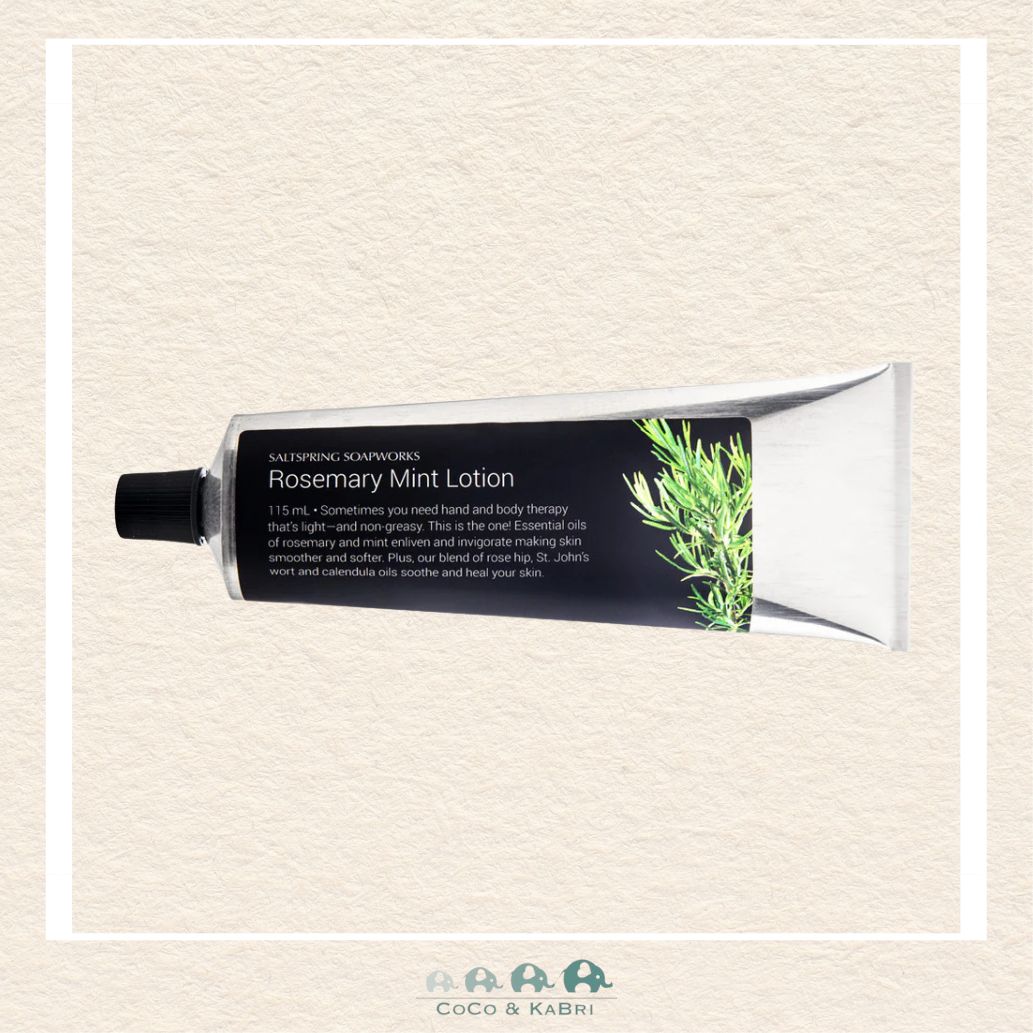 🇨🇦 Saltspring Soapworks: Rosemary Mint Lotion, CoCo & KaBri Children's Boutique