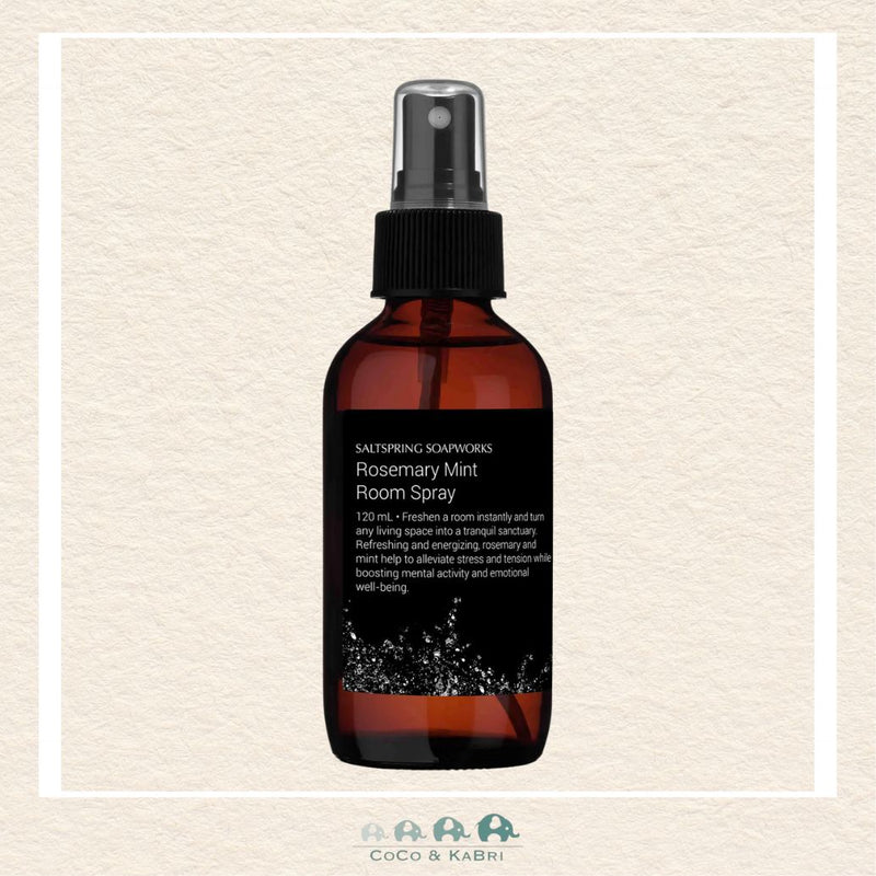 🇨🇦 Saltspring Soapworks: Rosemary Mint Room Spray, CoCo & KaBri Children's Boutique, Brooks Alberta Canada