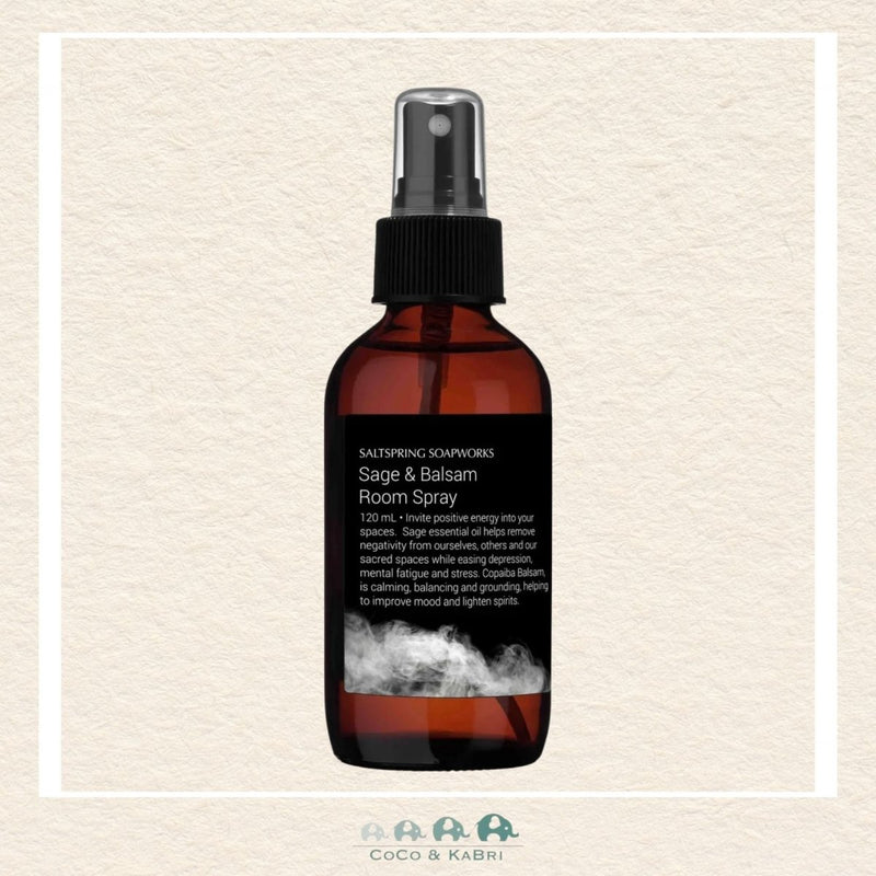 🇨🇦 Saltspring Soapworks: Sage & Balsam Room Spray, CoCo & KaBri Children's Boutique, Brooks Alberta Canada