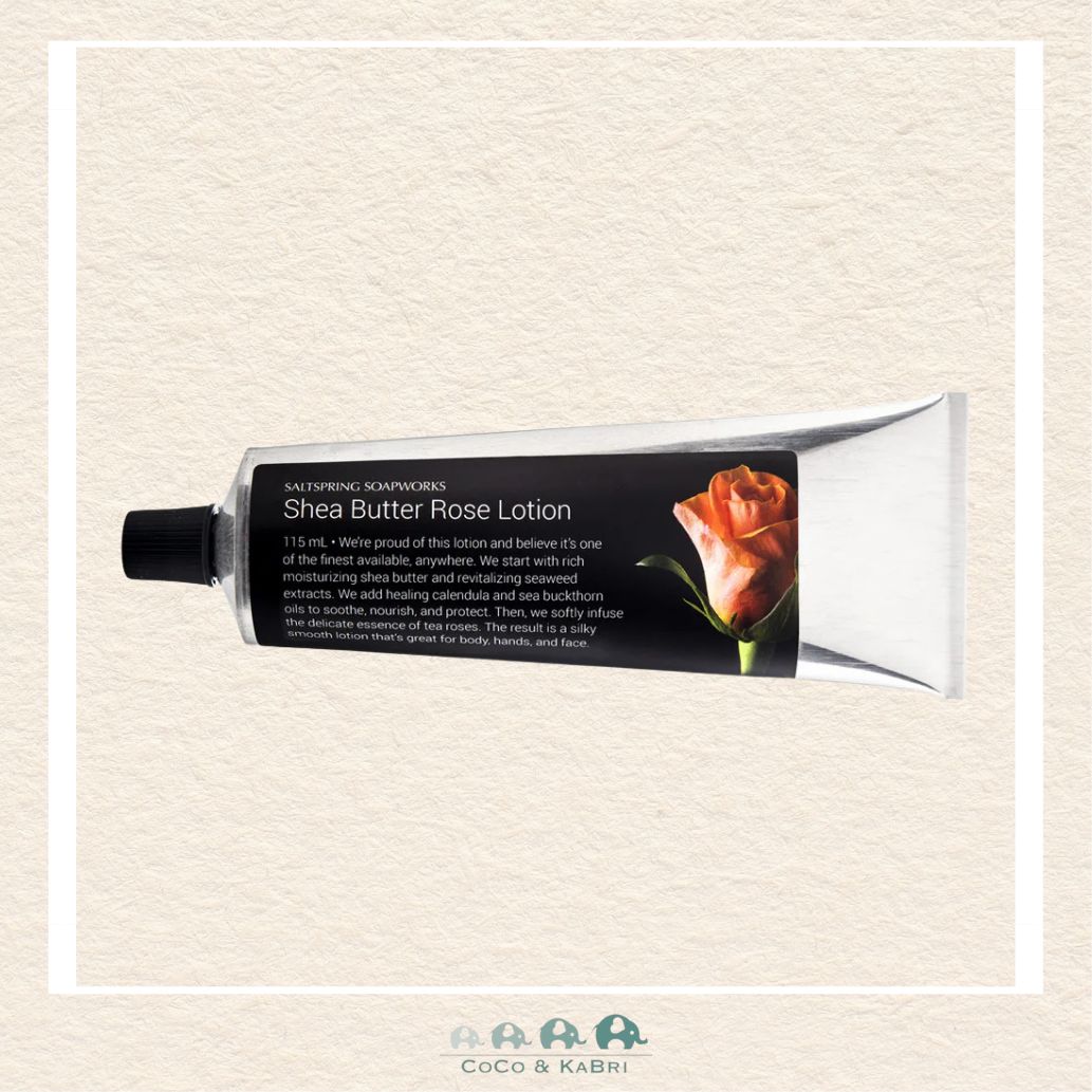 🇨🇦 Saltspring Soapworks: Shea Butter Rose Lotion, CoCo & KaBri Children's Boutique, Brooks Alberta Canada